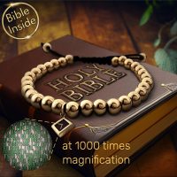 Diverse mini bibles collection showcasing nano Bible jewelry by My Nano Jewelry