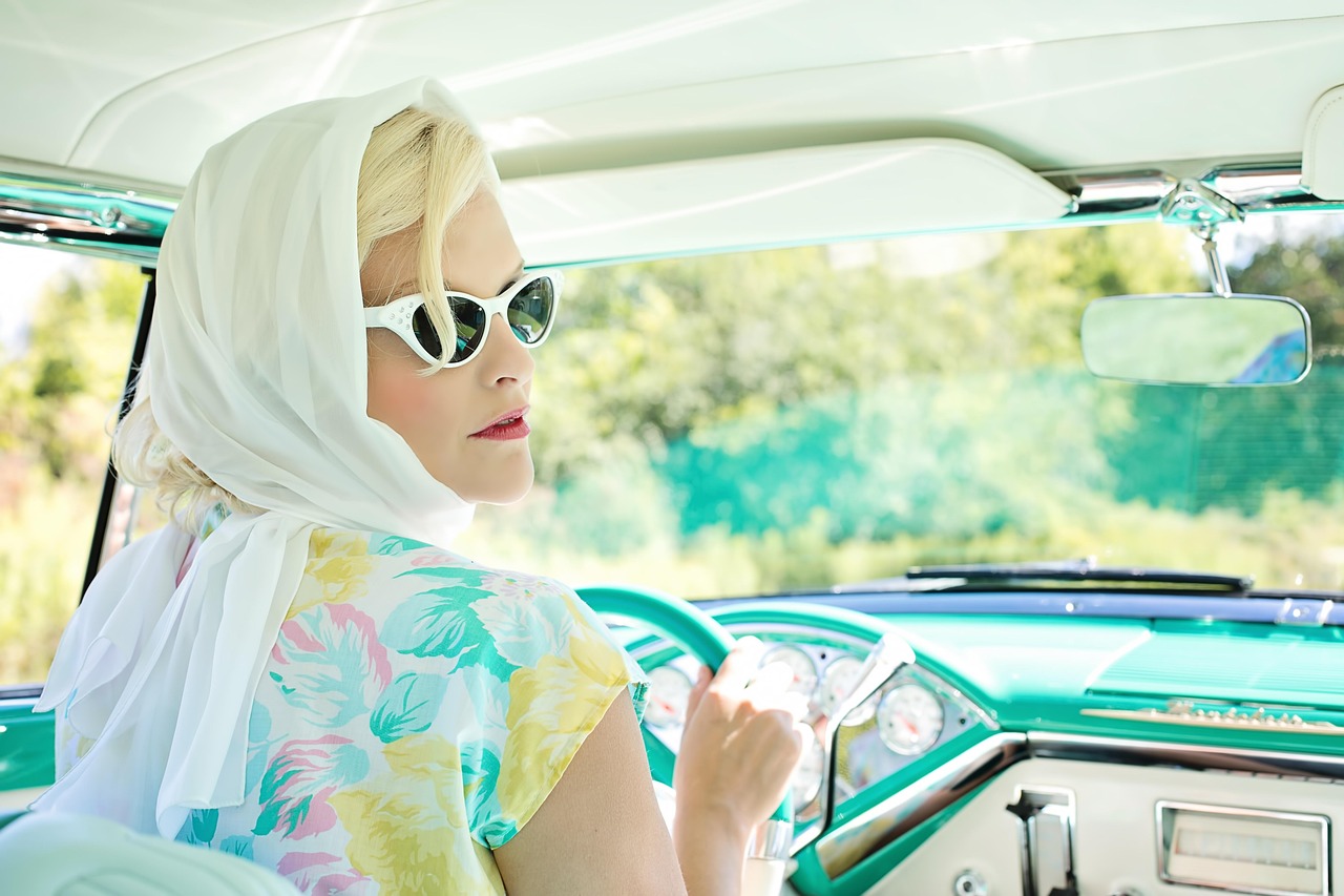 Vintage 1950s, pretty woman, vintage car — How Tag Heuer Combines Innovation and Style in Every Watch